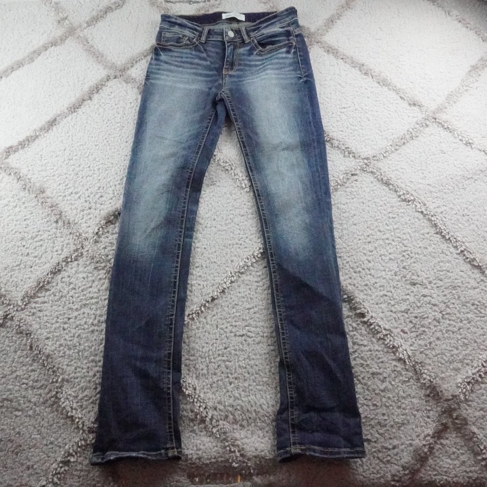 BKE Payton Mid-rise fit straight jeans women's size 25